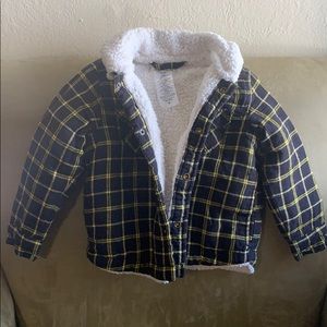 Sherpa-lined jacket